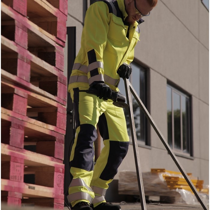 Radna odeća - Zaštitne radne farmer pantalone MERU 2 Hi-viz