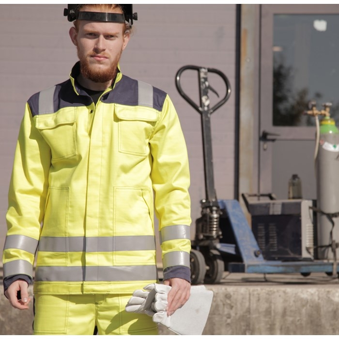 Radna odeća - Zaštitna radna jakna MERU 2 Hi-viz