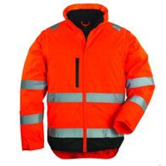 Radna odeća - 2U1 signalizirajuća zaštitna Hi-viz jakna extra HI-WAY